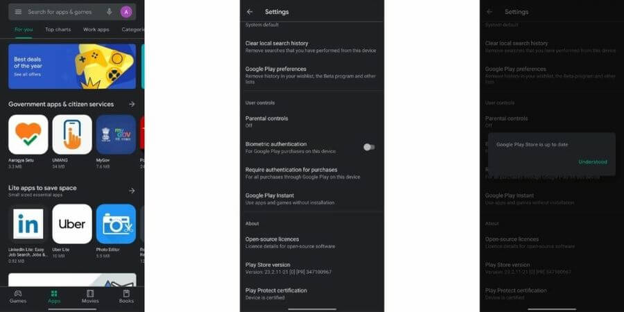 كيفية تحديث متجر جوجل بلاي يدويًا عبر ملف APK؟